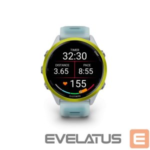 Nutikell Garmin  Forerunner 570 - 47mm, Amp Yellow Aluminium with Translucent Whitestone/Turquoise Band