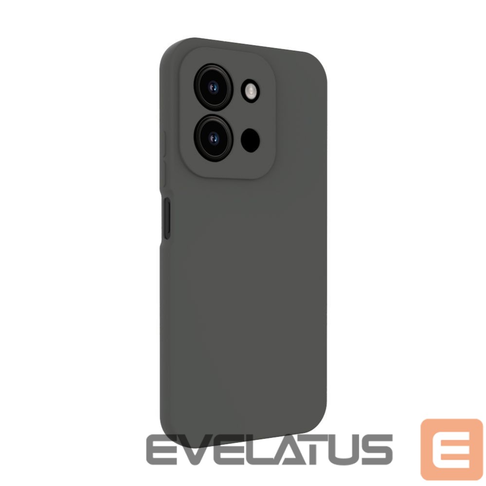 Tagakaaned Evelatus Xiaomi Redmi 15C 4G/5G Premium Magnetic Soft Touch Silicone Case Dark Grey