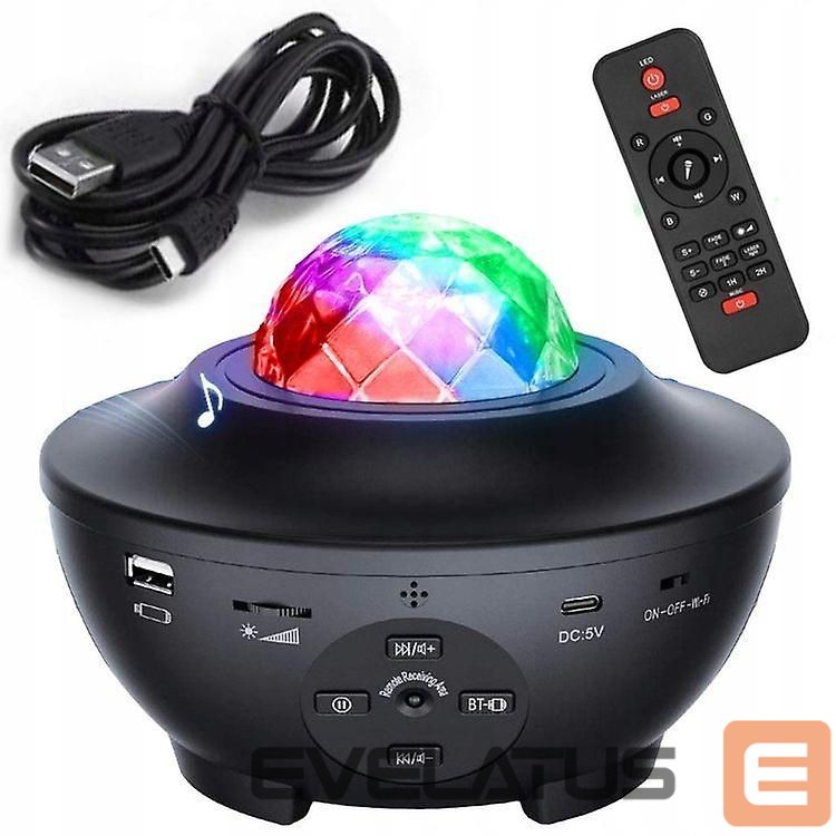 LED Projektor iLike LED star projector with 21 effect Black