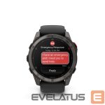 Nutikell Garmin  Fenix 8 Pro – 51 mm, AMOLED Sapphire, Carbon grey DLC titanium with Black/pebble grey silicone band/010-03199-01