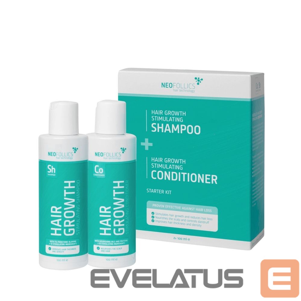 Parfüümid, deodorandid, dušigeelid Neofolics Hair Growth Stimulating Shampoo + Conditioner Starter Kit 2x100ml
