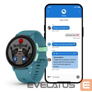 Nutikell Garmin  Bounce 2, GPS, Wi-Fi, LTE, kids watch Turquoise
