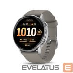 Nutikell Garmin  Venu 4 - 45mm, Silver with Silver Gray Silicone Band sports watch 