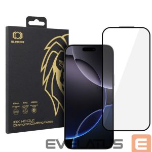 Tagakaaned iLike Apple Iphone 16 Pro Max 10X HD DLC Diamond Coating Tempered Glass Black