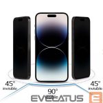 Kaitseklaasid iLike Apple IPHONE 17 PRO Tempered Privacy Glass Black