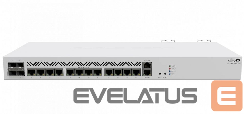 Ruuterid Mikrotik NET ROUTER 1000M 12PORT 4SFP+/CCR2116-12G-4S+