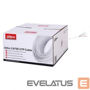 Võrgulülitid DAHUA  CABLE CAT5E UTP 305M WHITE/PFM920I-5EU-C 