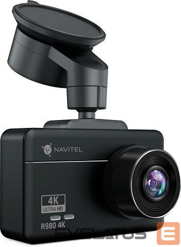 Videoregistraator Navitel R980 4K dashcamwith Wi-Fi, GPS-informer, and digital speedometer