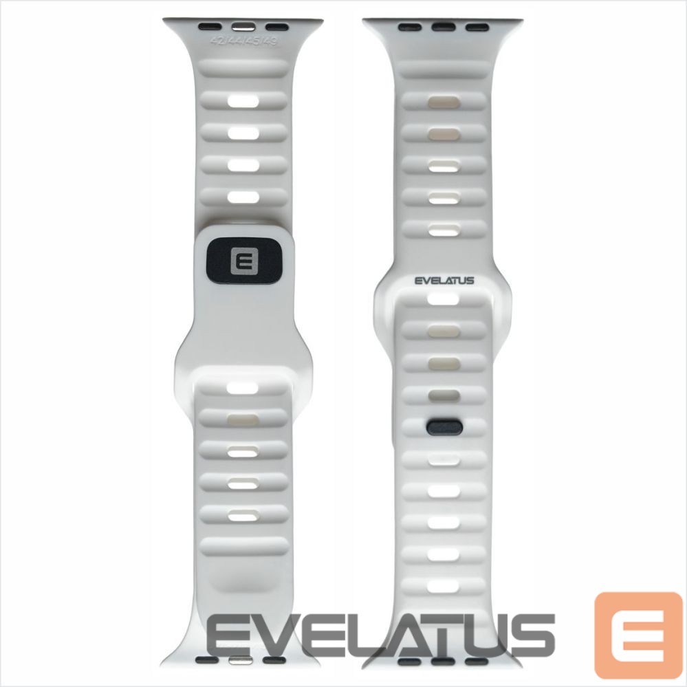 Rihm Evelatus Evelatus Watch 42/44/45 Sport Silicone Loop White