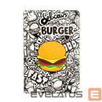 Kaaned iLike Samsung Galaxy Tab A8 10.5 (2021) Tablet Case Design SM-X200/SM-X205 Burger 