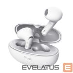 Kõrvaklapid Trust  HEADSET EARPHONES YAVI BT ENC/WHITE 25173 