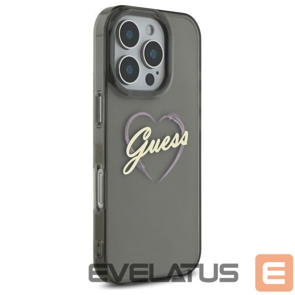 Muu telefoni lisavarustus Guess Guess IML Heart Case for iPhone 16 Pro - Black
