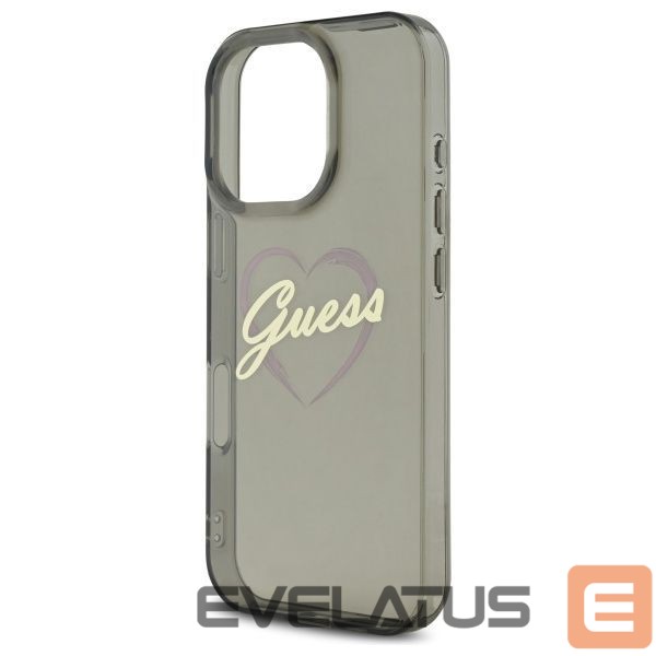 Muu telefoni lisavarustus Guess Guess IML Heart Case for iPhone 16 Pro - Black