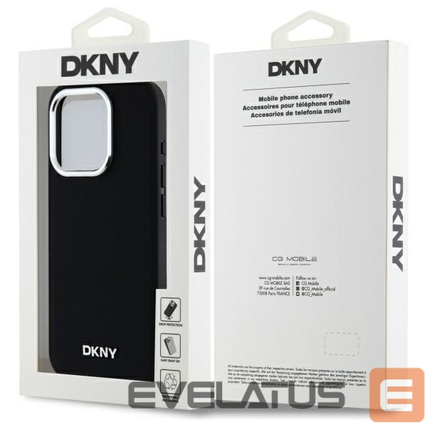 Muu telefoni lisavarustus DKNY DKNY Plain Logo MagSafe iPhone 15 Pro Max Case - Black