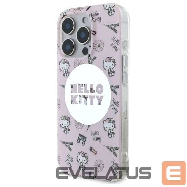 Muu telefoni lisavarustus Hello Kitty Hello Kitty IML All Over Paris Magsafe iPhone 16 Pro Case - Pink