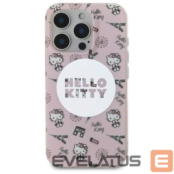 Muu telefoni lisavarustus Hello Kitty Hello Kitty IML All Over Paris Magsafe iPhone 16 Pro Case - Pink