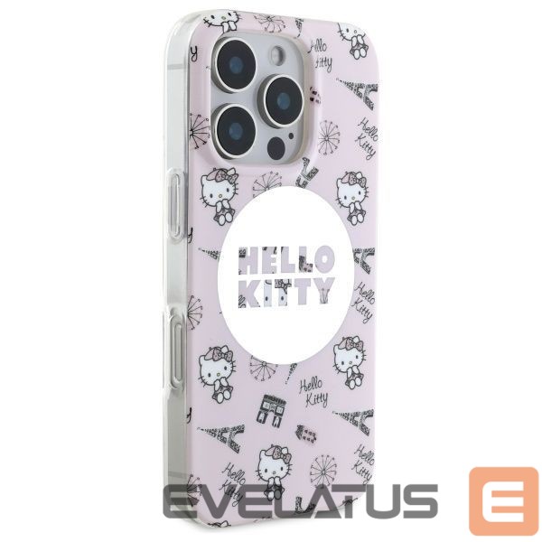 Muu telefoni lisavarustus Hello Kitty Hello Kitty IML All Over Paris Magsafe iPhone 16 Pro Case - Pink