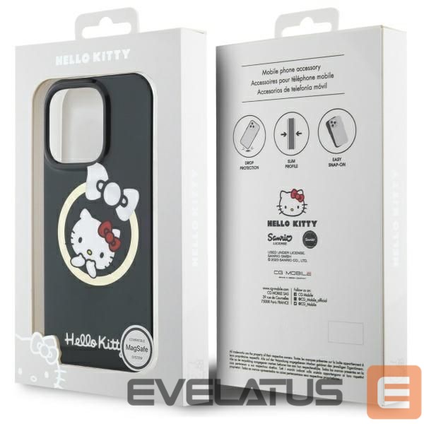 Muu telefoni lisavarustus Hello Kitty Hello Kitty IML Fun Bow Magsafe iPhone 16 Pro Case - Black