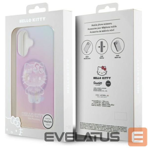 Muu telefoni lisavarustus Hello Kitty Hello Kitty IML 50th Anniversary Magsafe iPhone 16 Case - Pink