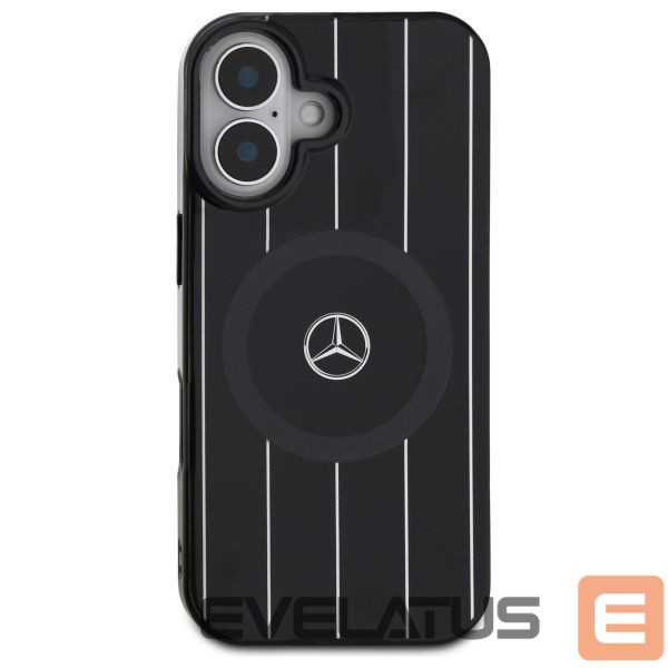 Muu telefoni lisavarustus Mercedes-Benz Mercedes MB Double Layer Crossed Lines MagSafe case for iPhone 16 - black