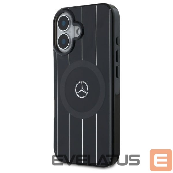 Muu telefoni lisavarustus Mercedes-Benz Mercedes MB Double Layer Crossed Lines MagSafe case for iPhone 16 - black