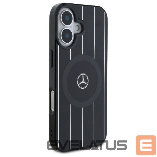 Muu telefoni lisavarustus Mercedes-Benz Mercedes MB Double Layer Crossed Lines MagSafe case for iPhone 16 - black