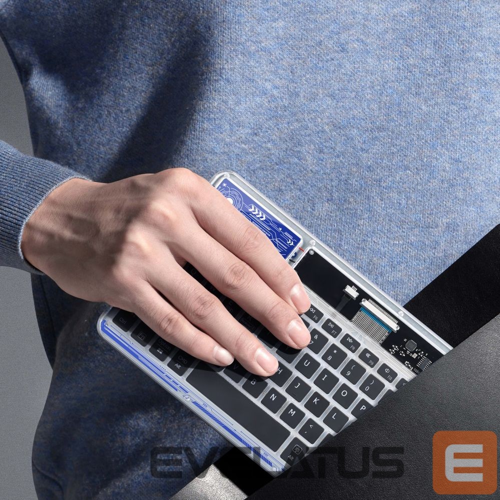 Tagakaaned Dux Ducis Dux Ducis Keyboard (CK Series) Wireless for Laptop / Tablet / Phone - Transparent