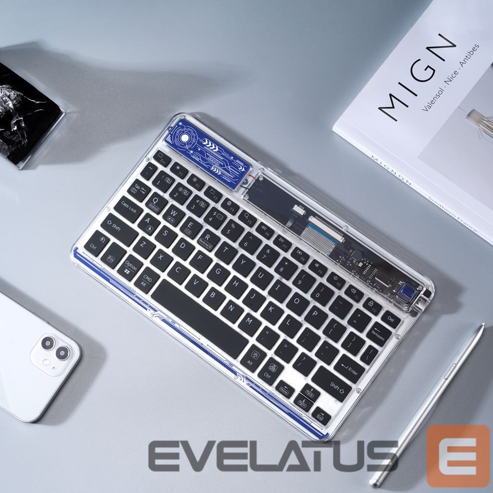 Tagakaaned Dux Ducis Dux Ducis Keyboard (CK Series) Wireless for Laptop / Tablet / Phone - Transparent