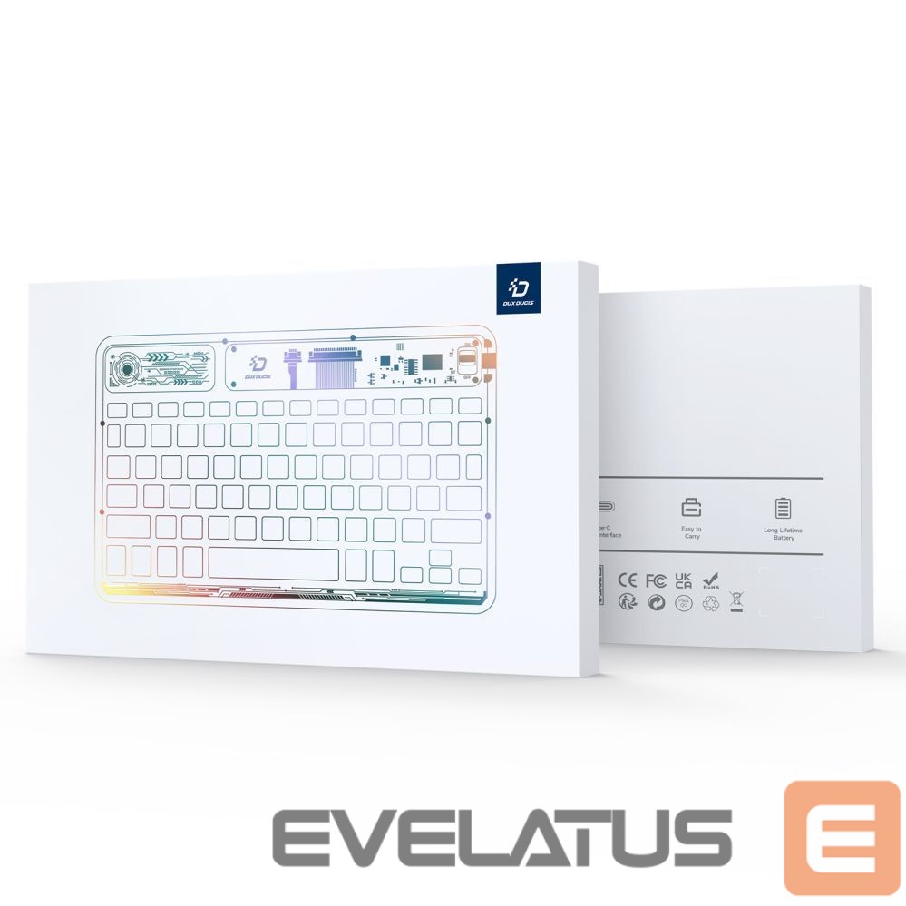 Tagakaaned Dux Ducis Dux Ducis Keyboard (CK Series) Wireless for Laptop / Tablet / Phone - Transparent