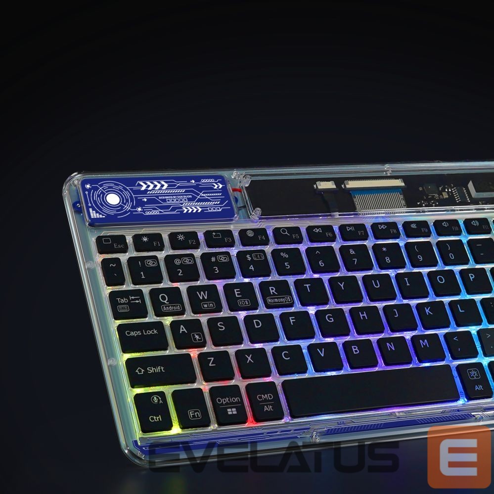 Tagakaaned Dux Ducis Dux Ducis Keyboard (CK Series) Wireless for Laptop / Tablet / Phone - Transparent