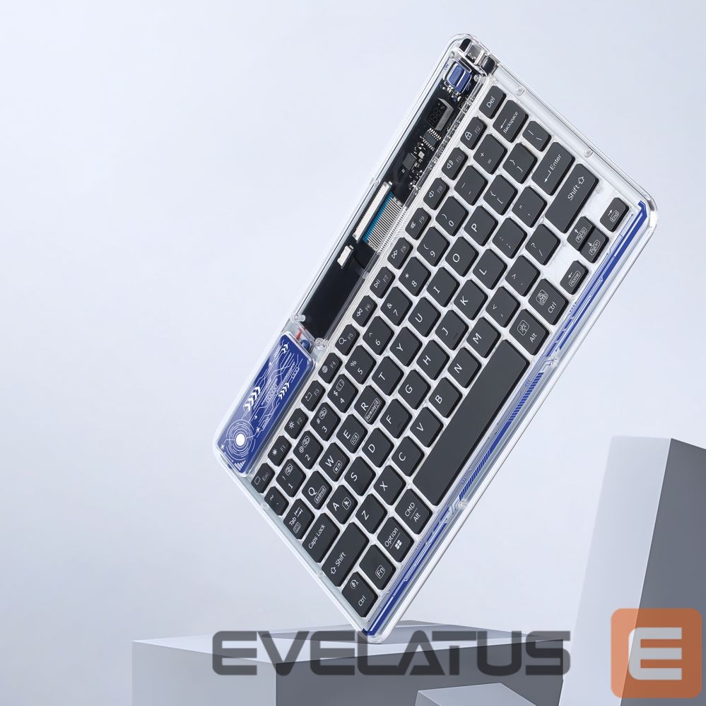 Tagakaaned Dux Ducis Dux Ducis Keyboard (CK Series) Wireless for Laptop / Tablet / Phone - Transparent