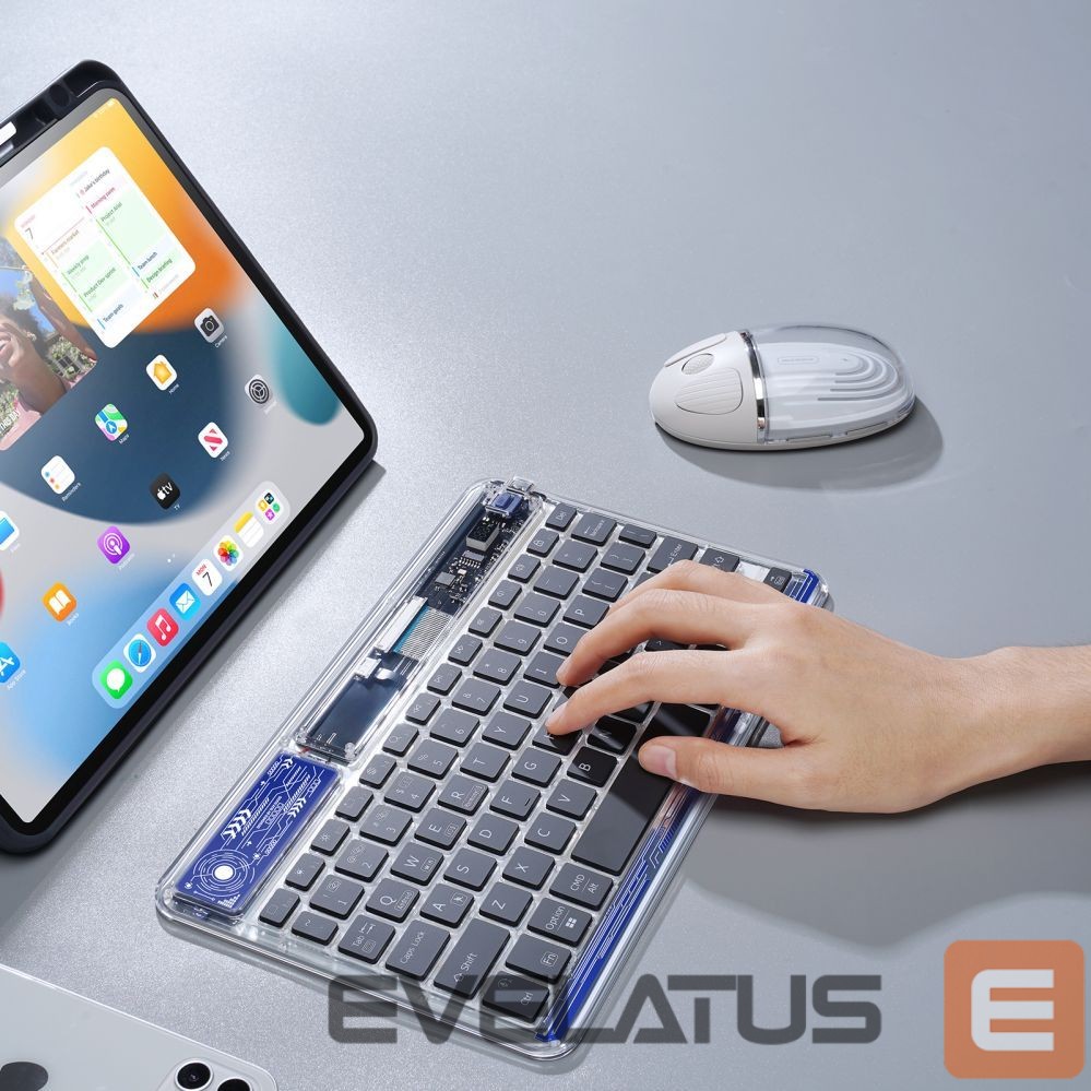 Tagakaaned Dux Ducis Dux Ducis Keyboard (CK Series) Wireless for Laptop / Tablet / Phone - Transparent