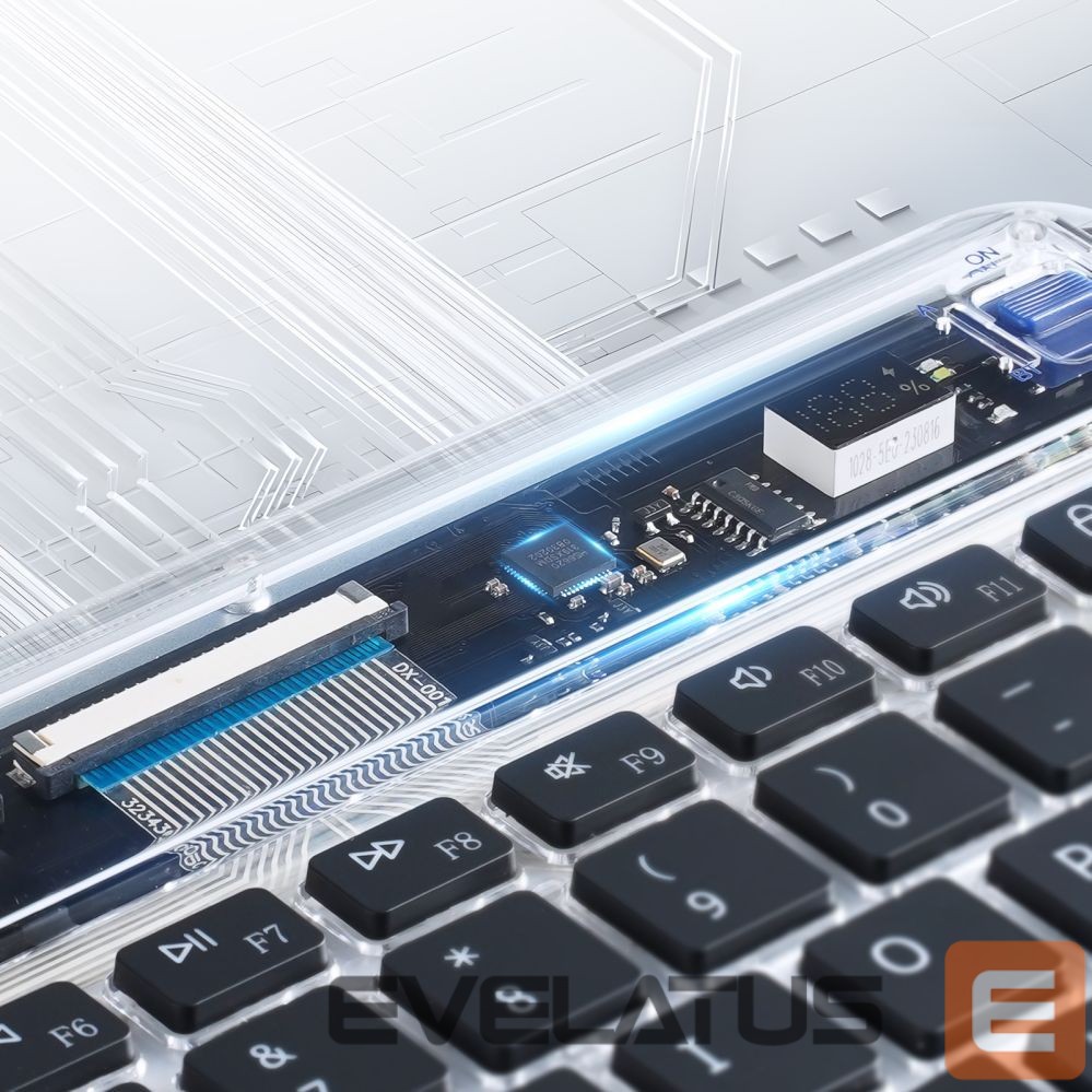 Tagakaaned Dux Ducis Dux Ducis Keyboard (CK Series) Wireless for Laptop / Tablet / Phone - Transparent