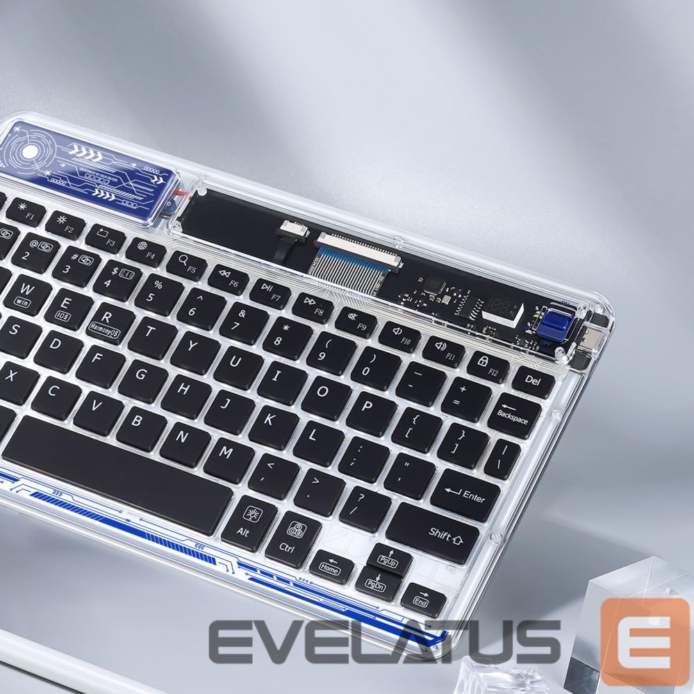 Tagakaaned Dux Ducis Dux Ducis Keyboard (CK Series) Wireless for Laptop / Tablet / Phone - Transparent