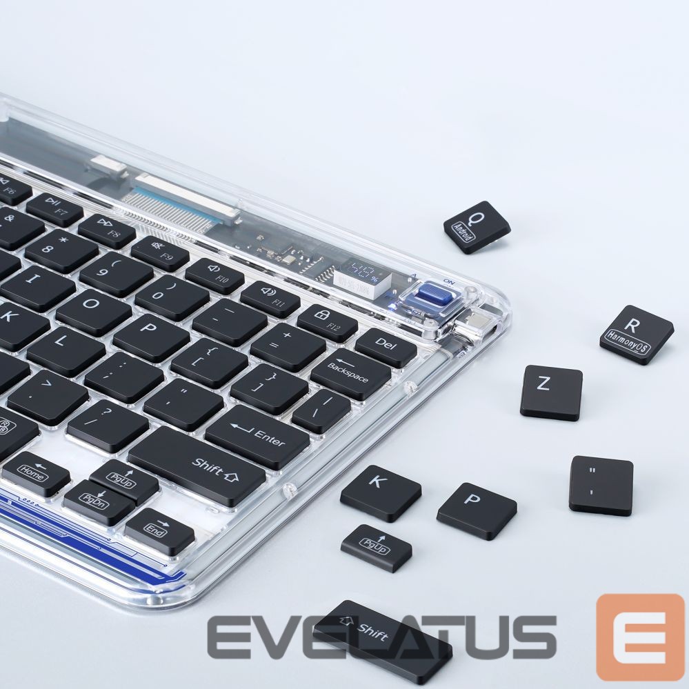 Tagakaaned Dux Ducis Dux Ducis Keyboard (CK Series) Wireless for Laptop / Tablet / Phone - Transparent