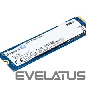 Kõvaketas SSD Kingston  SSD PCIE G4 M.2 NVME 500GB/SNV3S/500G 