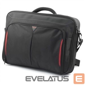 Sülearvuti kott Targus  Clamshell Laptop Bag CN418EU Black/Red, Shoulder strap, Briefcase 