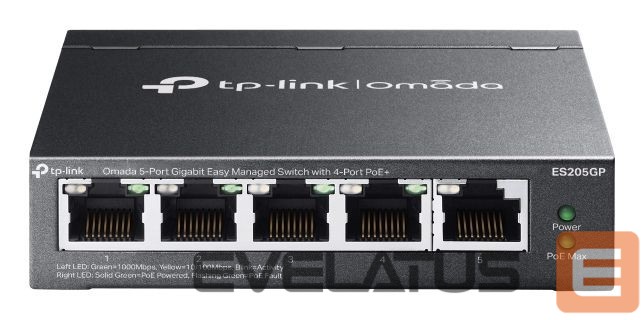 Võrgulülitid TP-Link NET SWITCH 5PORT 10/100/1000M/OMADA ES205GP