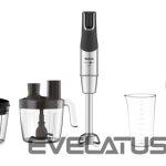 Mikserid ja blenderid TEFAL  Blender Infinity Force Pro 5in1 HB95LD38 Hand Blender, 1200 W, Number of speeds Variable, Black/Stainless steel 