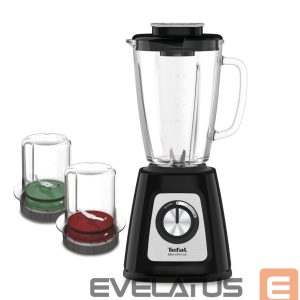 Mikserid ja blenderid TEFAL  Blender BL438831 BlendForce Tabletop, 800 W, Jar material Glass, Jar capacity 1.25 L, Ice crushing, Black 