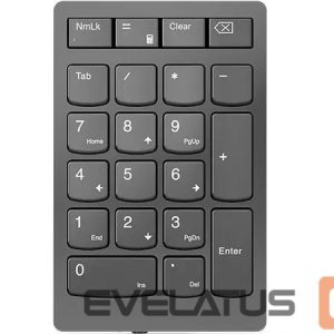 Arvuti klaviatuur Lenovo  Go Wireless Numeric Keypad Storm Grey 