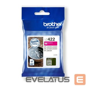 Tarvikud ja tarvikud Brother  LC422M Ink Cartridge, Magenta 