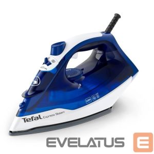 Triikrauad TEFAL  FV2838E0 Steam Iron, 2400 W, Water tank capacity 270 ml, Continuous steam 40 g/min, Blue/White 