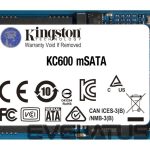 Kõvaketas SSD Kingston  KC600 512 GB, SSD interface mSATA, Write speed 520 MB/s, Read speed 550 MB/s 