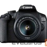 Digitaalne kaamera Canon  EOS 2000D 18-55 IS II EU26 SLR Camera Kit, Megapixel 24.1 MP, Image stabilizer, ISO 12800, Display diagonal 3.0 ", Wi-Fi, Video recording, APS-C, Black 
