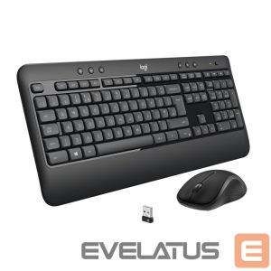 Arvuti klaviatuur Logitech  MK540 Advanced Keyboard and Mouse Set, Wireless, Mouse included, Batteries included, US, Wireless connection, USB, Black 