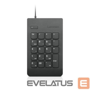 Arvuti klaviatuur Lenovo  Essential USB Numeric Keypad Gen II Wired, Black 