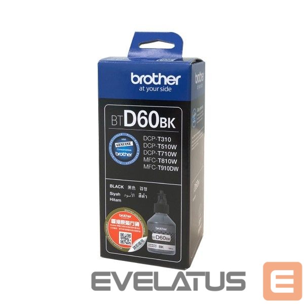 Tarvikud ja tarvikud Brother Cartridge BTD60BK Inkjet, Black