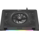 Jahutid Genesis  Laptop Cooling Pad OXID 450 Black, 400 x 280 x 55 mm 