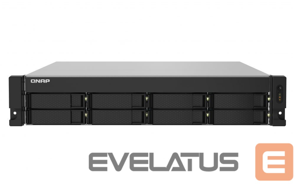 Mälupulk QNAP 8-Bay NAS TS-832PXU-RP-4G Up to 8 HDD Hot-swap, AL324 ARM Cortex-A57 Quad-Core, Processor frequency 1.7 GHz, 4 GB, DDR4, 2x2.5GbE, 2x10GbE 4xUSB 3.2 Gen 1, 1xPCIe